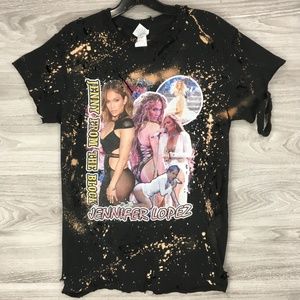 Jennifer Lopez Custom Bleach / Distressed Tee
